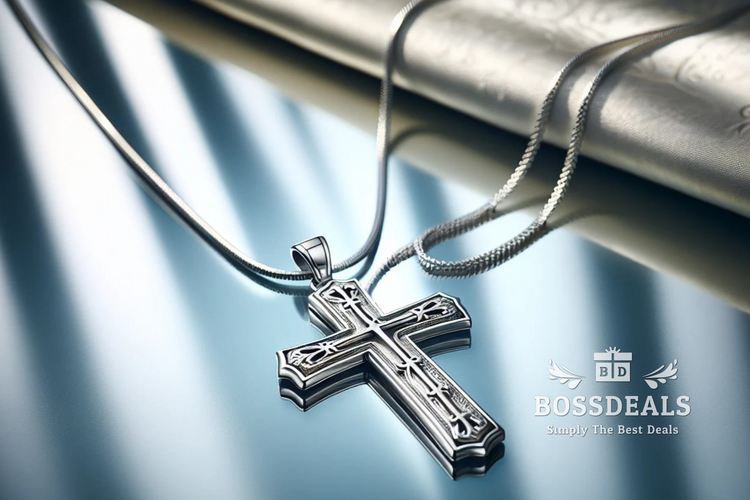 sterling_silver_cross_pendant_necklace Collection hero image - BossDeals Online