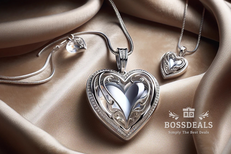sterling_silver_heart_pendant_necklace Collection hero image - BossDeals Online