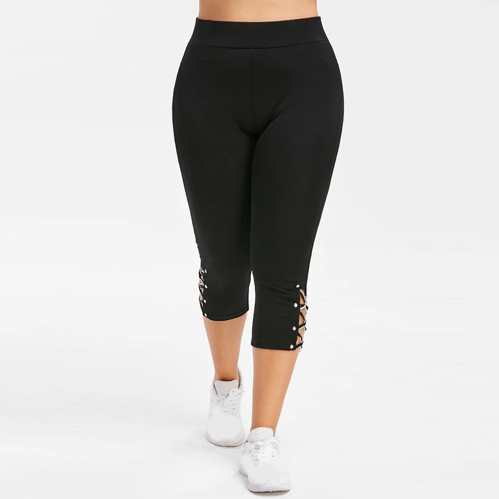 Women's High Waist Capri Leggings – Soft, Stretchy & Perfect Fit
