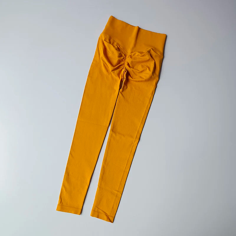 High Waist Butt Lifting Yoga Leggings for Women – Seamless, Tummy Control, Push Up, Squat-Proof Gym Pants