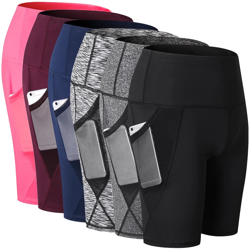 Women's High Waisted Biker Shorts with Pockets – Comfortable & Stylish Activewear