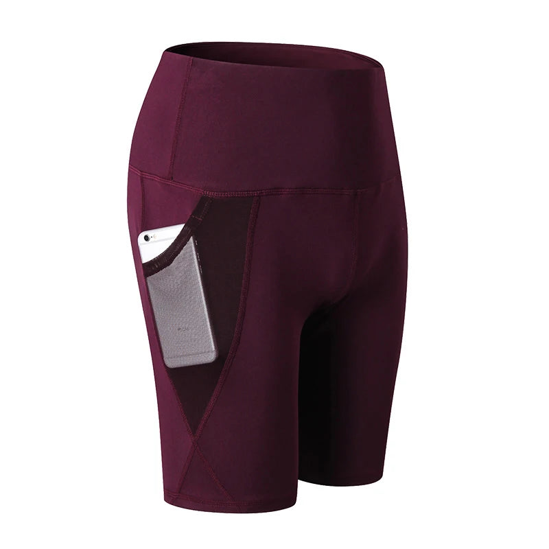 Women's High Waisted Biker Shorts with Pockets – Comfortable & Stylish Activewear