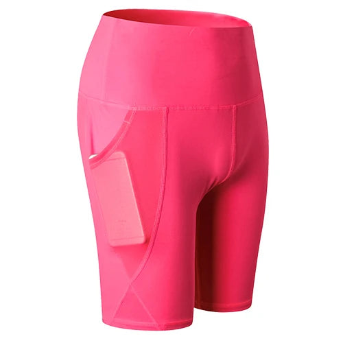 Women's High Waisted Biker Shorts with Pockets – Comfortable & Stylish Activewear