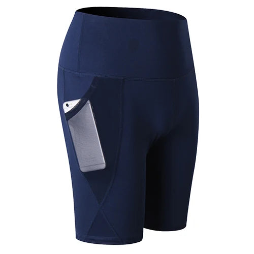 Women's High Waisted Biker Shorts with Pockets – Comfortable & Stylish Activewear