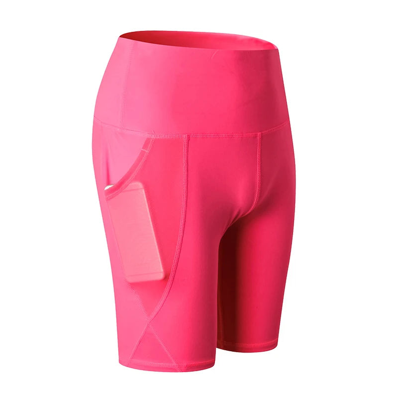 Women's High Waisted Biker Shorts with Pockets – Comfortable & Stylish Activewear