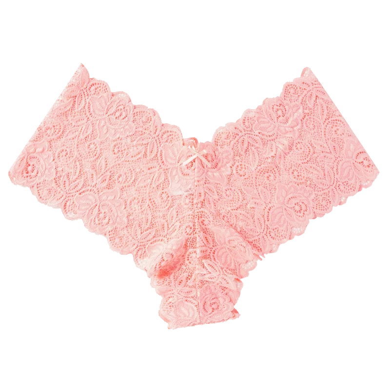 Floral Lace Low Waist Briefs - Comfortable Women's Lingerie