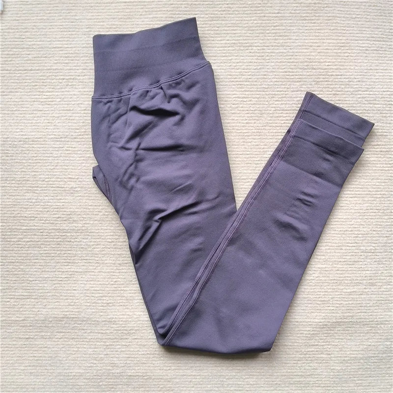 Seamless Sporty Leggings - High-Impact Tummy Control Yoga Pants