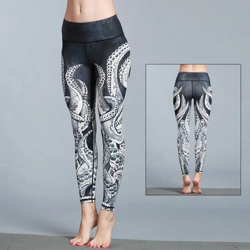 High Waist Tummy Control Yoga Leggings for Women