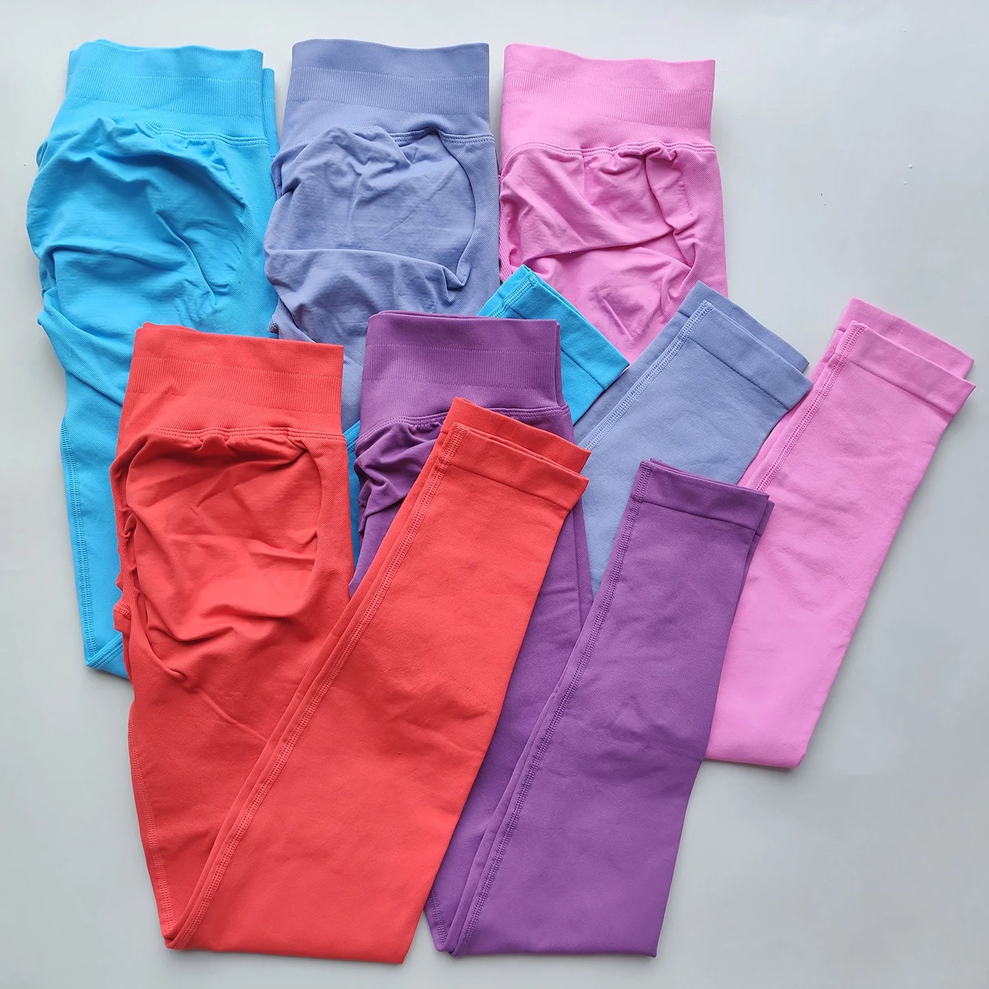 TikTok Viral Scrunch Flare Leggings – High-Waisted, Seamless, Butt-Lifting Fit