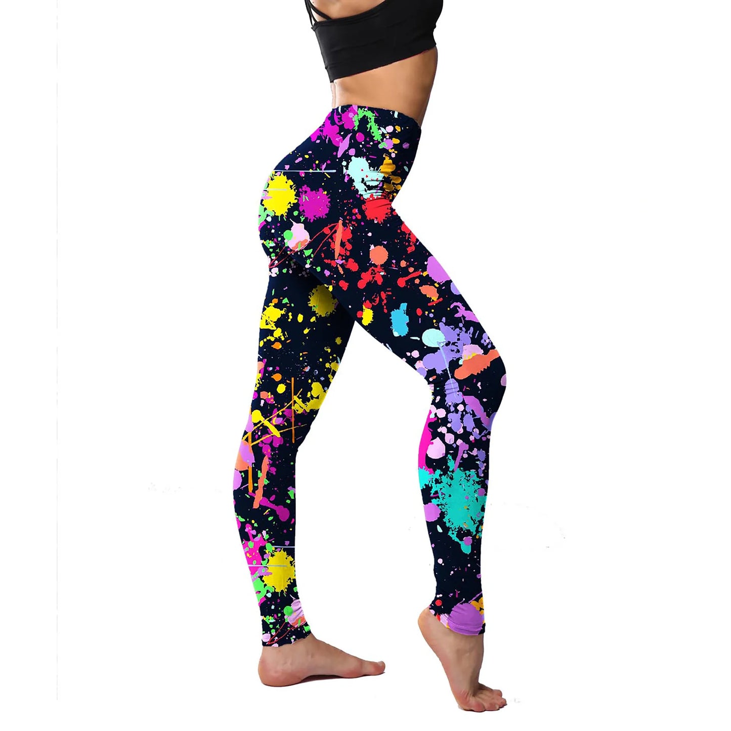Stretchy Colorful TikTok Viral Leggings