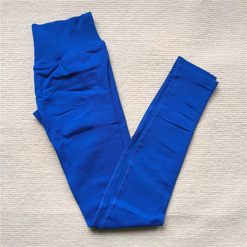 Seamless Sporty Leggings - High-Impact Tummy Control Yoga Pants