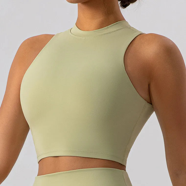 2PCS Women’s Yoga Set with Sport Bra and Mini Shorts - Ideal for Gym & Running