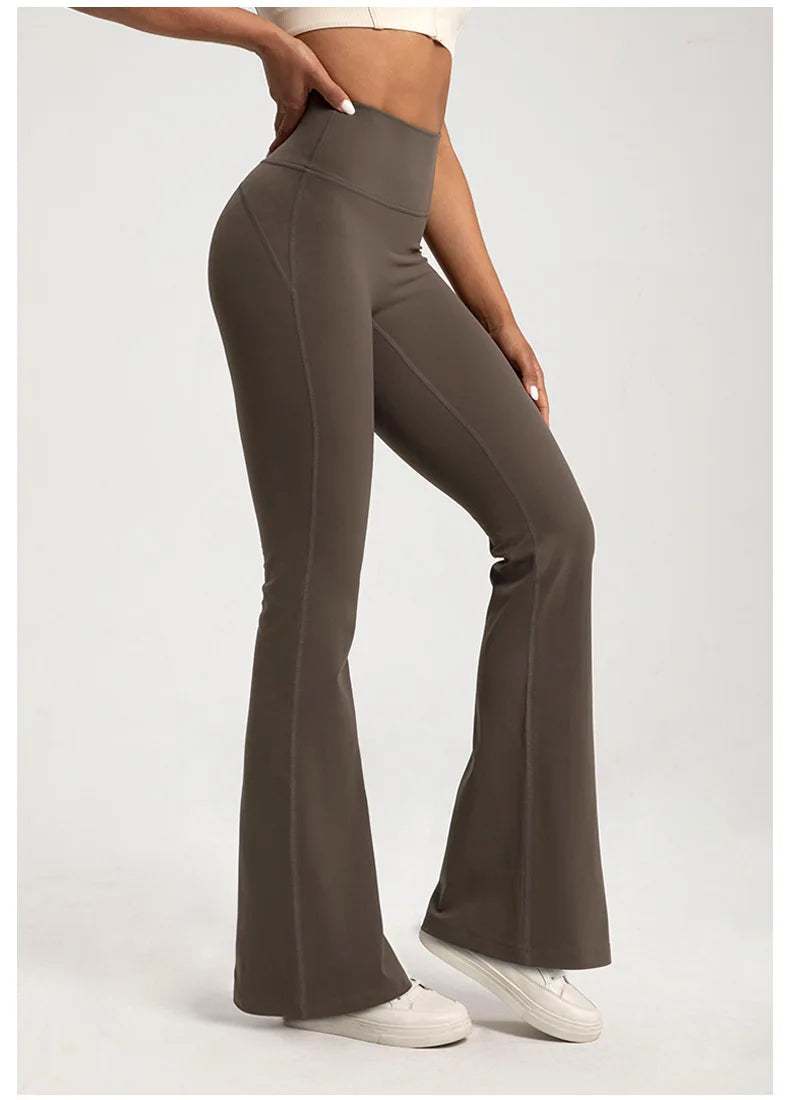 TikTok Viral Leggings - High Waisted Butt-Lifting Bell Bottom Fitness Pants for Women