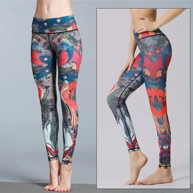 High Waist Tummy Control Yoga Leggings for Women