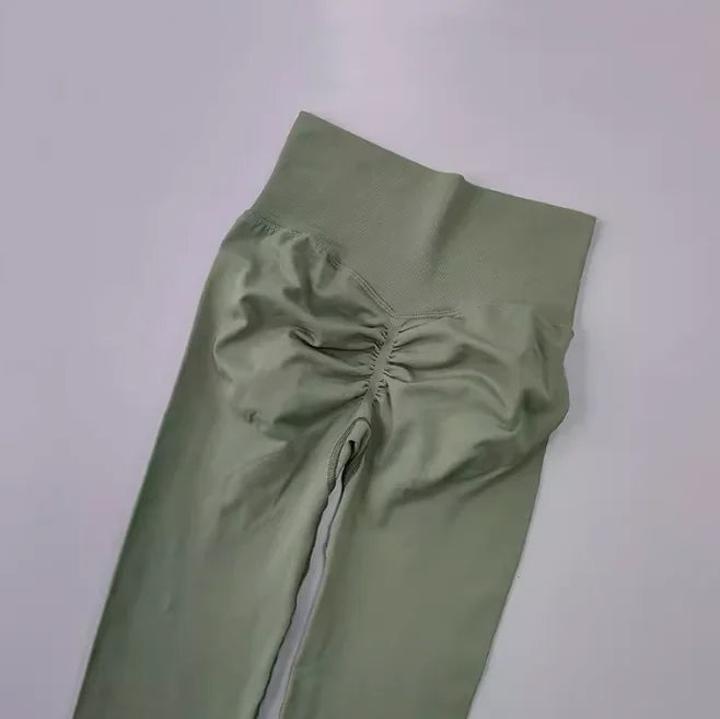 High Waist Scrunch Butt Leggings for Women – Seamless Yoga & Workout Pants