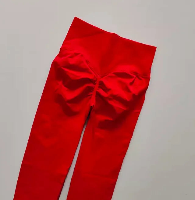 High Waist Scrunch Butt Leggings for Women – Seamless Yoga & Workout Pants