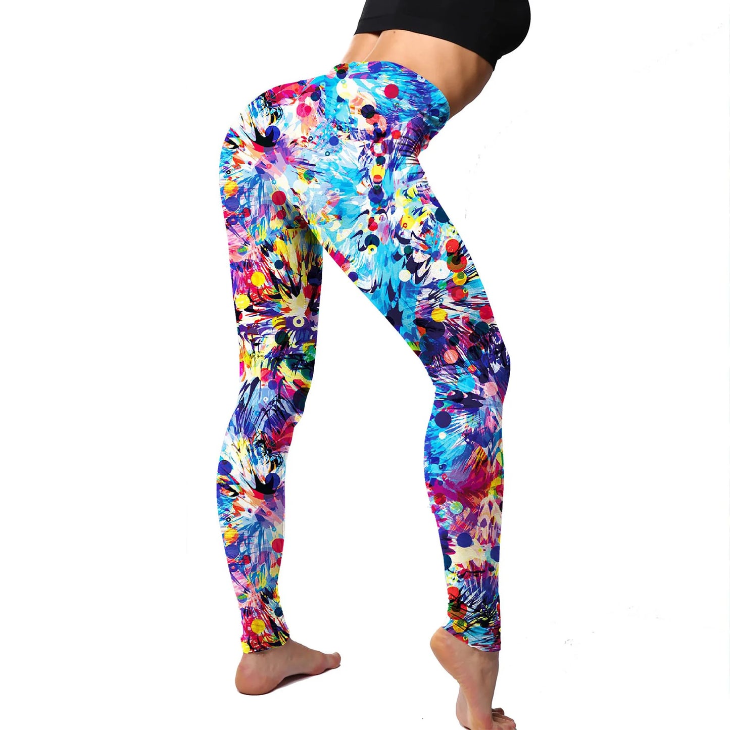 Stretchy Colorful TikTok Viral Leggings