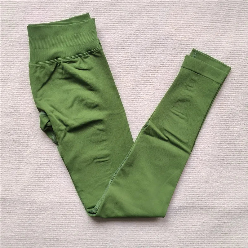Seamless Sporty Leggings - High-Impact Tummy Control Yoga Pants