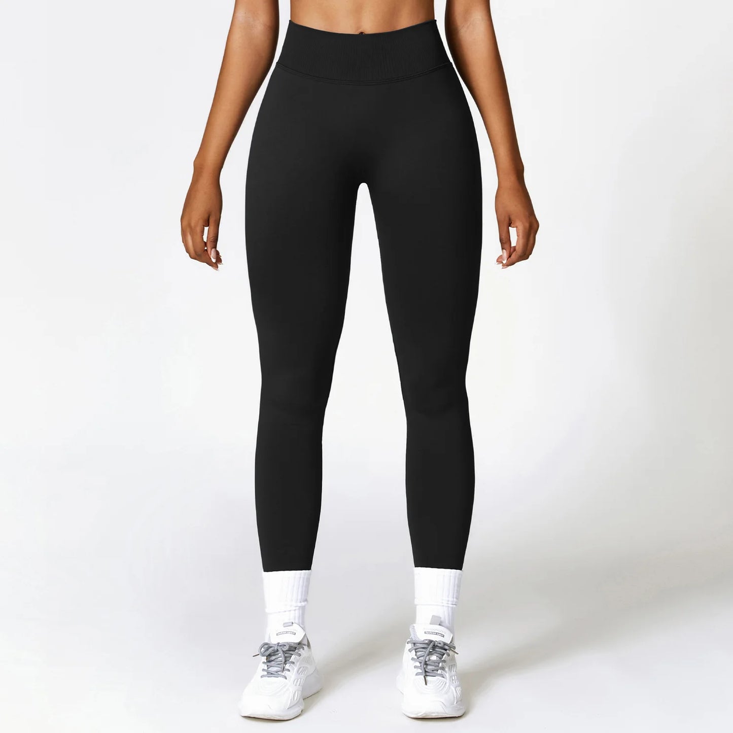 High Waisted Seamless Scrunch Butt Leggings for Women – Tummy Control & Gym Fit