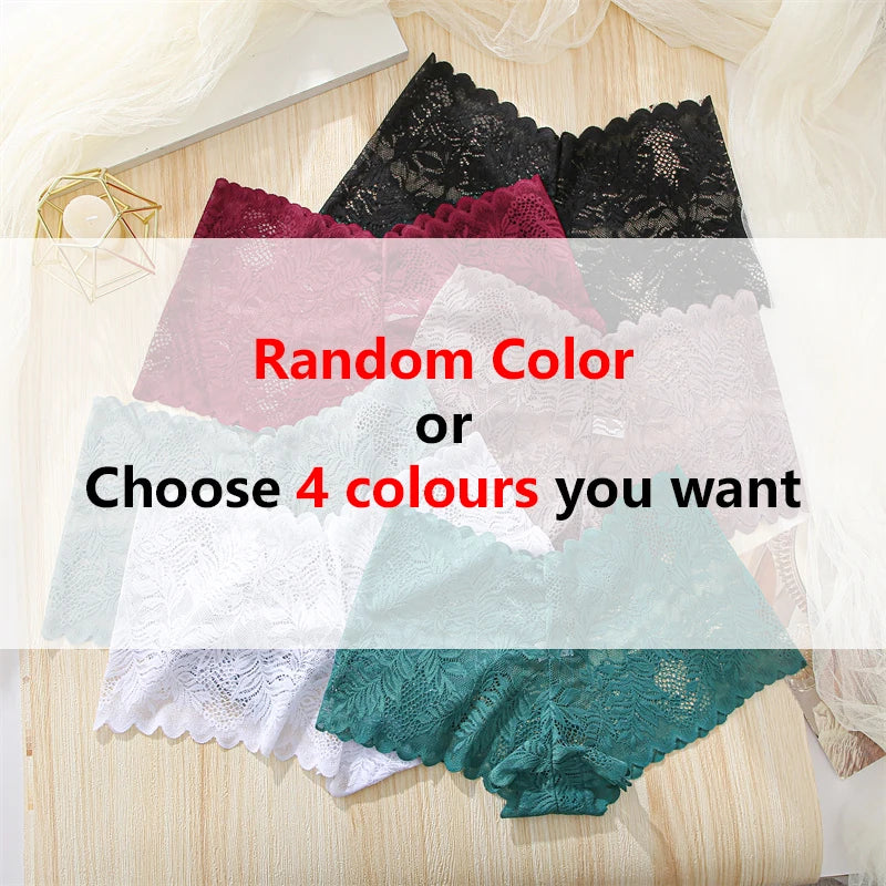Sexy Lace Floral Boyshorts for Women - Comfortable & Breathable