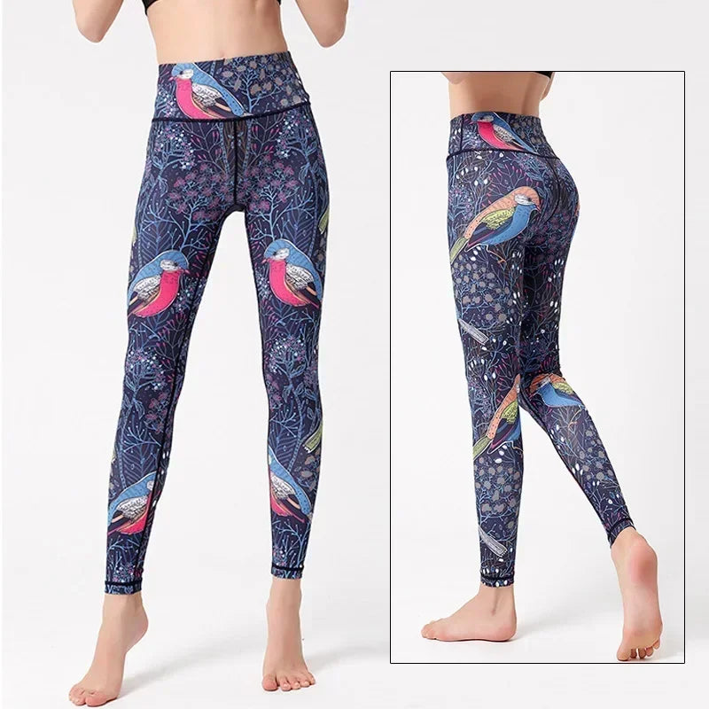 High Waist Tummy Control Yoga Leggings for Women