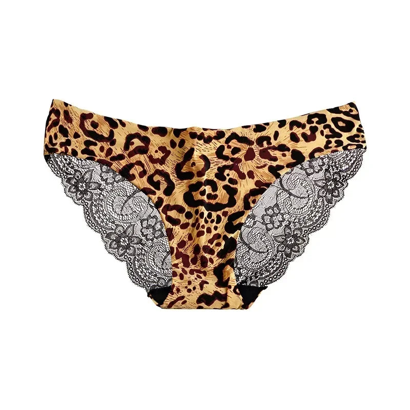 Women's Lace Panties Seamless Cotton Breathable Briefs