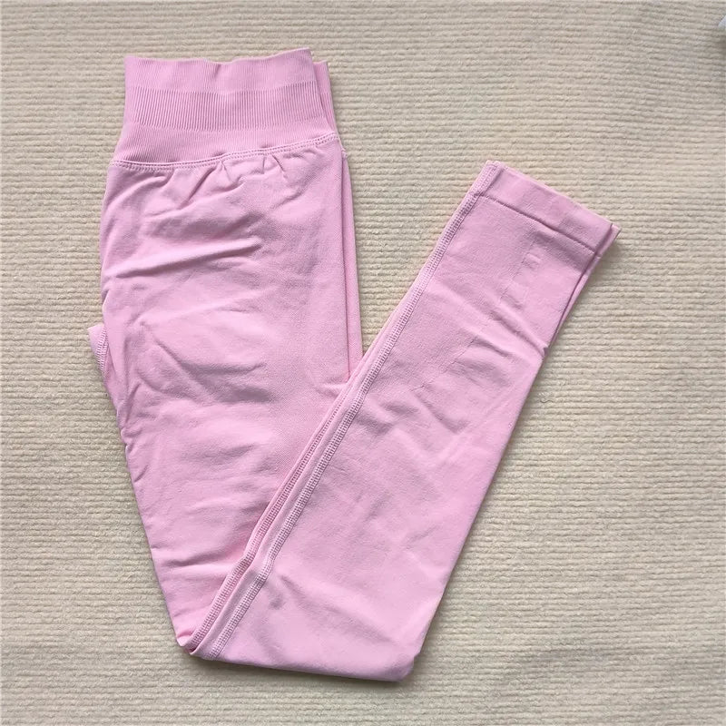 Seamless Sporty Leggings - High-Impact Tummy Control Yoga Pants