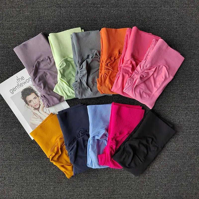 High Waist Scrunch Butt Leggings for Women – Seamless Yoga & Workout Pants
