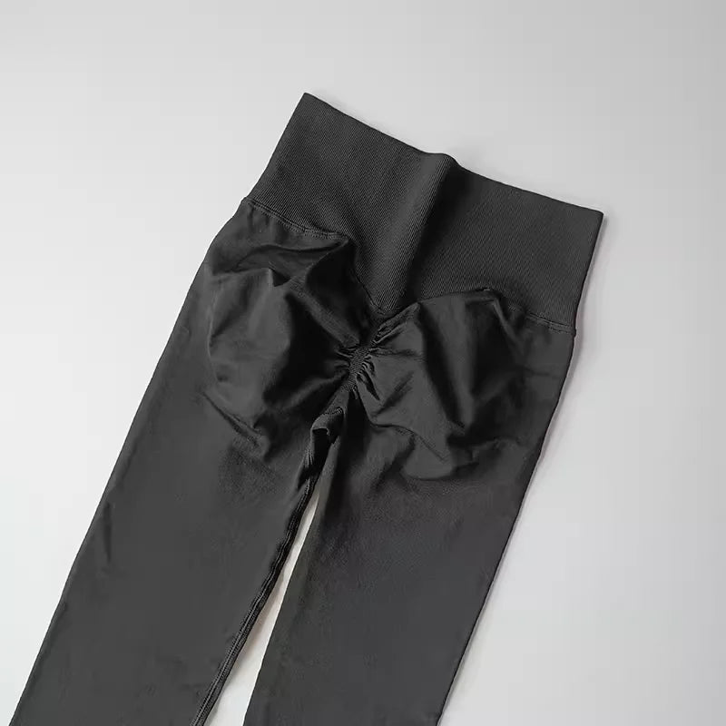 High Waist Butt Lifting Yoga Leggings for Women – Seamless, Tummy Control, Push Up, Squat-Proof Gym Pants