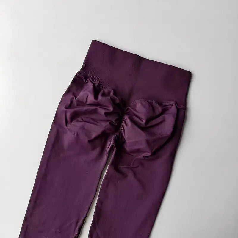 High Waist Butt Lifting Yoga Leggings for Women – Seamless, Tummy Control, Push Up, Squat-Proof Gym Pants