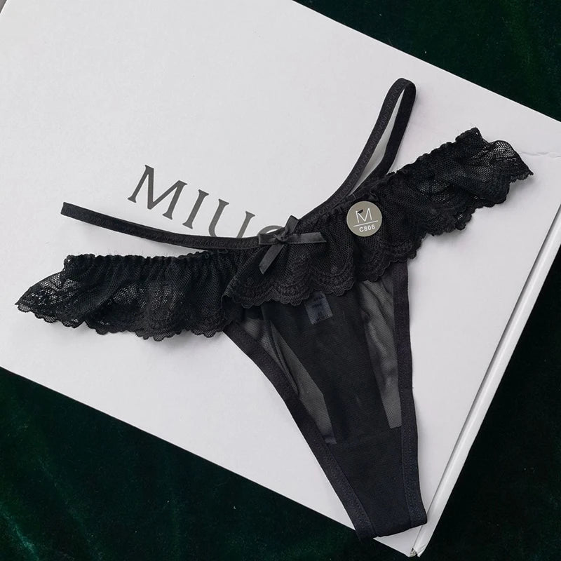 Women's G-String See-Through Lace Panties