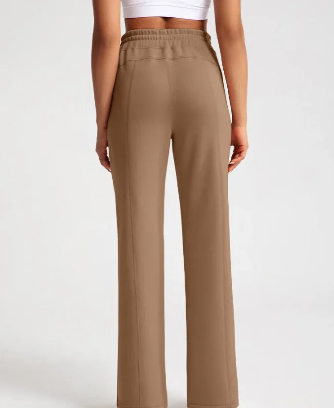 TikTok Viral High Waisted Loose Yoga Leggings – Sand Washed Modal Pants for Women