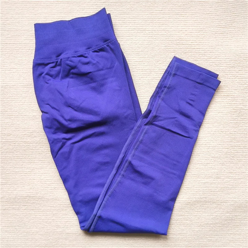 Seamless Sporty Leggings - High-Impact Tummy Control Yoga Pants