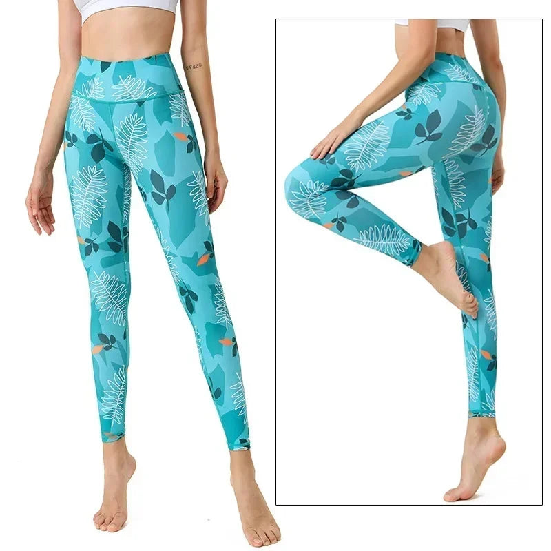 High Waist Tummy Control Yoga Leggings for Women