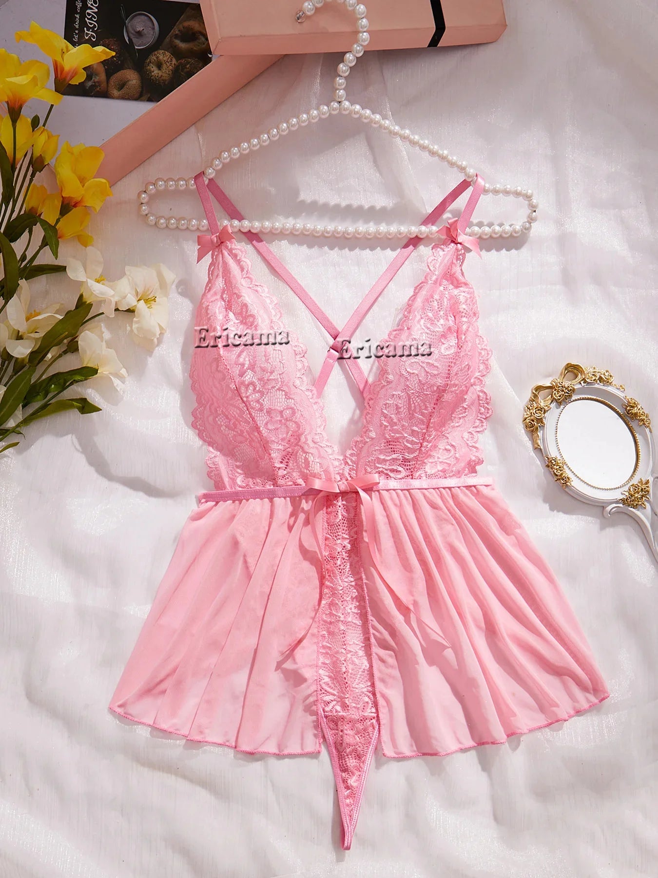 Sexy Women’s Lingerie Set – Lace Transparent Bra & Panty for Comfortable Everyday Wear
