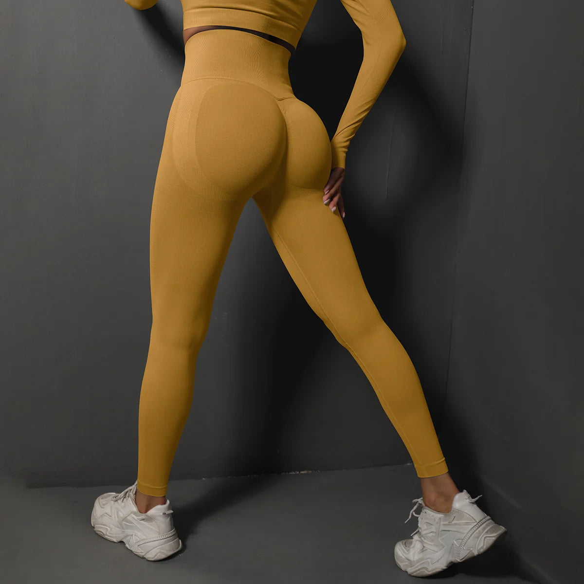 High Waist Butt Lifting Yoga Leggings for Women – Seamless, Tummy Control, Push Up, Squat-Proof Gym Pants