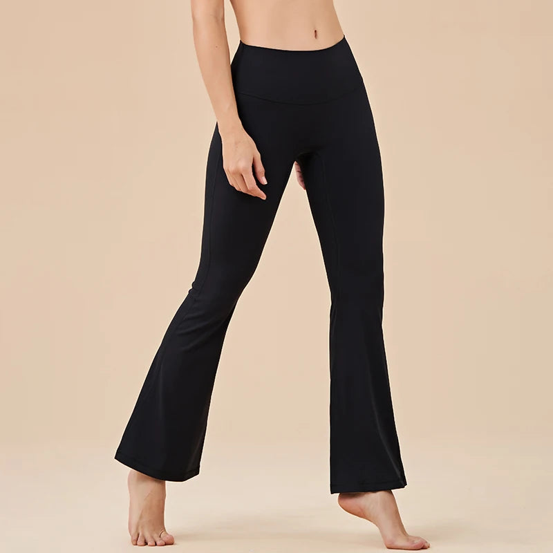 TikTok Viral Leggings – Bell-Bottom High Waisted Yoga Pants for Women with Sculpt Fit