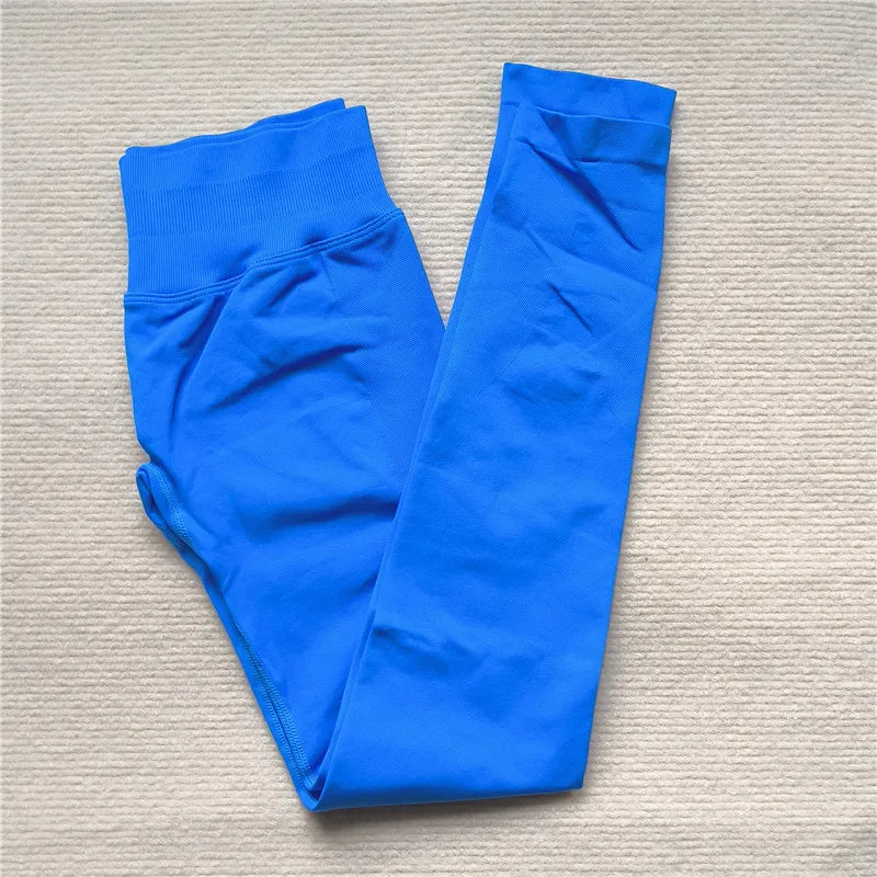 Seamless Sporty Leggings - High-Impact Tummy Control Yoga Pants