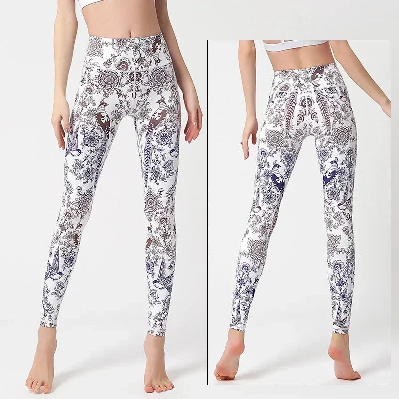 High Waist Tummy Control Yoga Leggings for Women