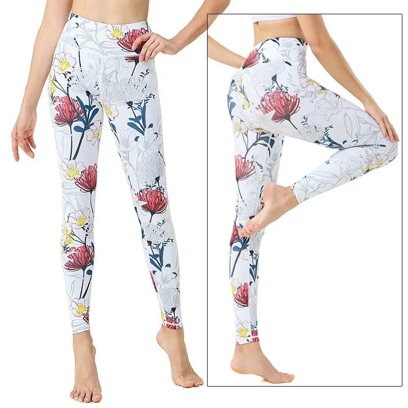 High Waist Tummy Control Yoga Leggings for Women