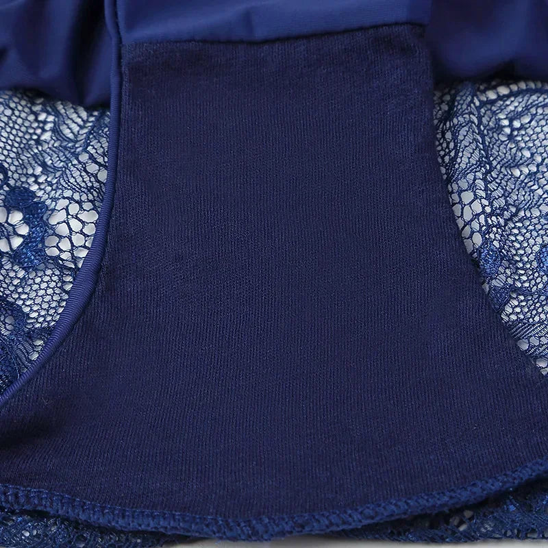 Women's Lace Panties Seamless Cotton Breathable Briefs