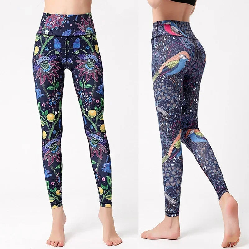 High Waist Tummy Control Yoga Leggings for Women