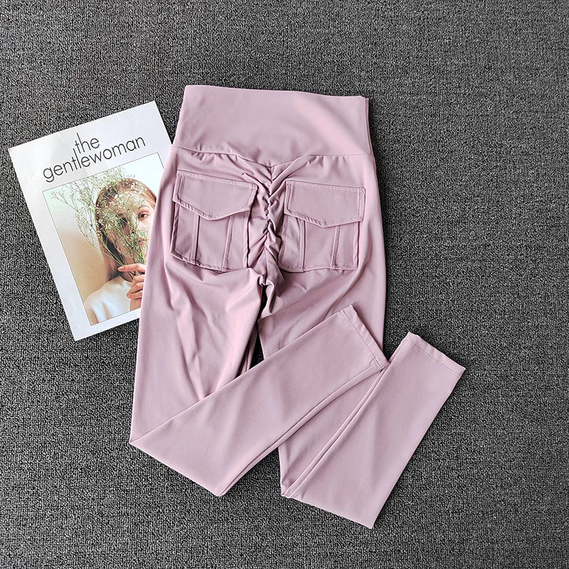 TikTok Viral Leggings with Back Pockets – High Waist, Booty Lifting and Stretchy