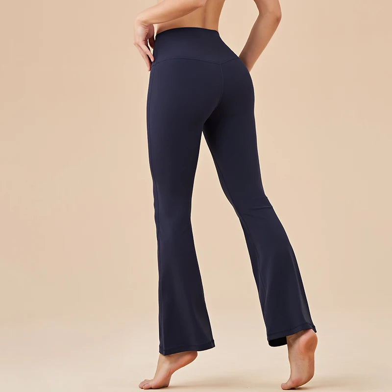 TikTok Viral Leggings – Bell-Bottom High Waisted Yoga Pants for Women with Sculpt Fit