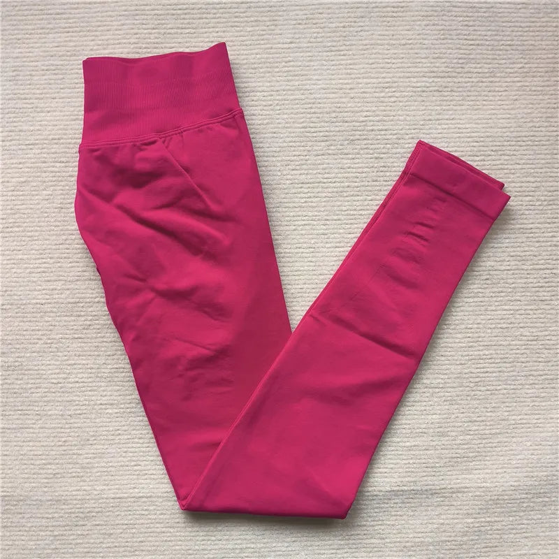 Seamless Sporty Leggings - High-Impact Tummy Control Yoga Pants