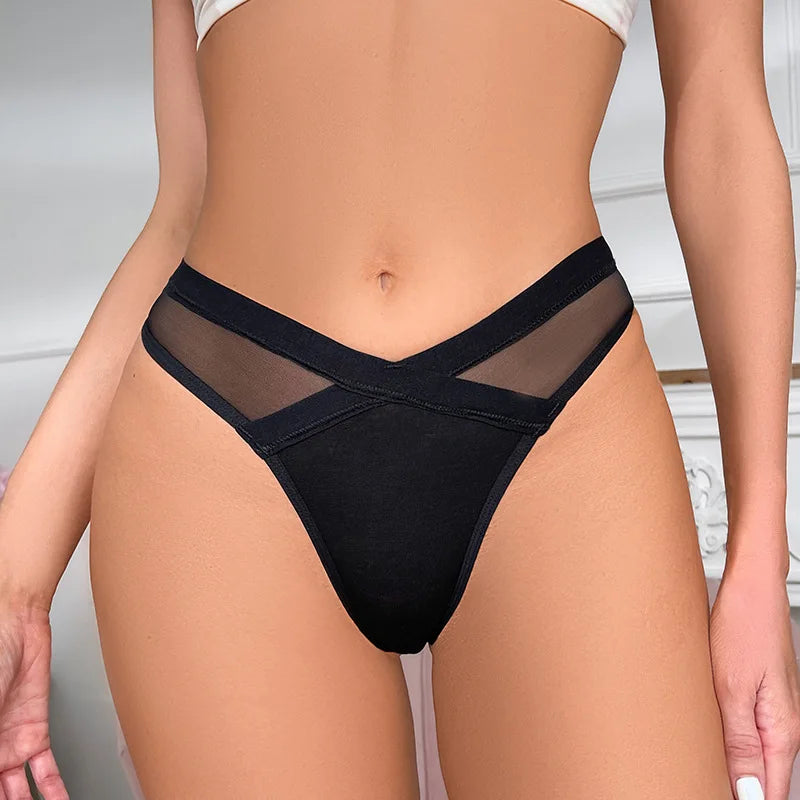 Transparent G String Women Cotton Crotch Sexy Lingerie