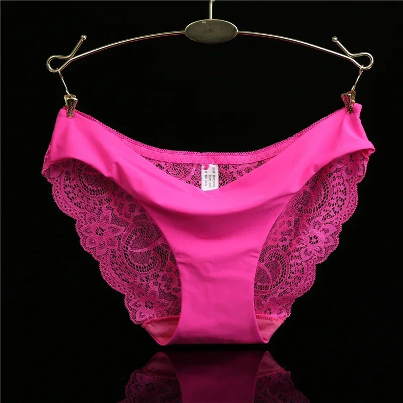 Women's Lace Panties Seamless Cotton Breathable Briefs