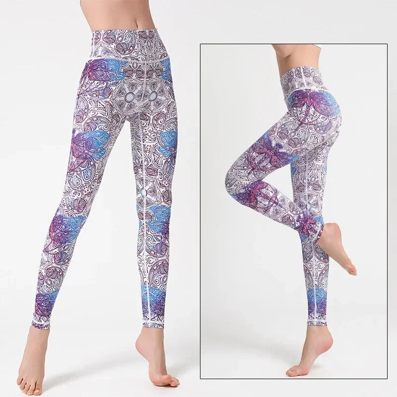 High Waist Tummy Control Yoga Leggings for Women