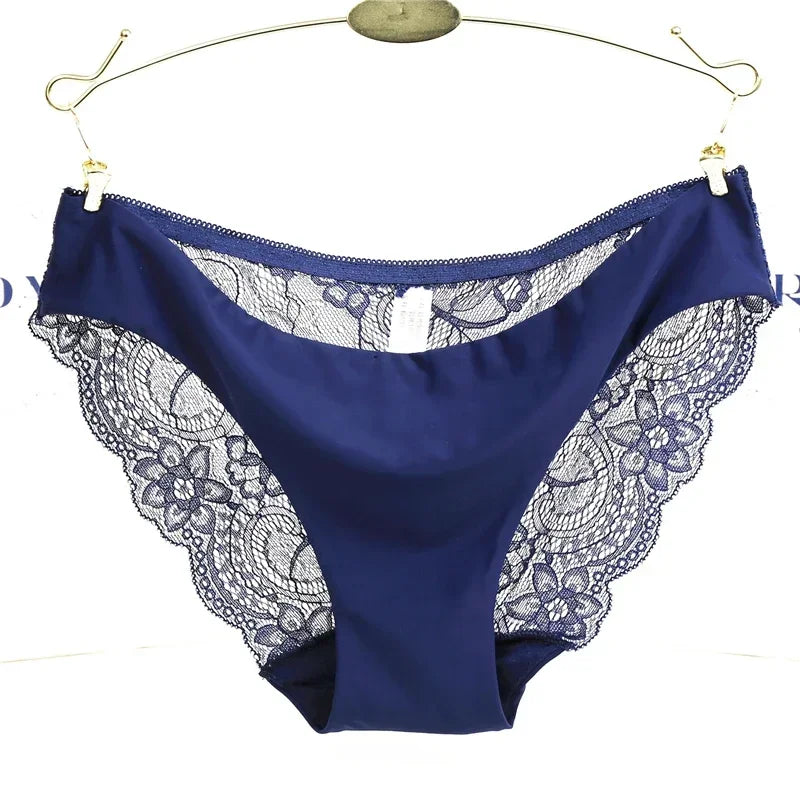 Women's Lace Panties Seamless Cotton Breathable Briefs