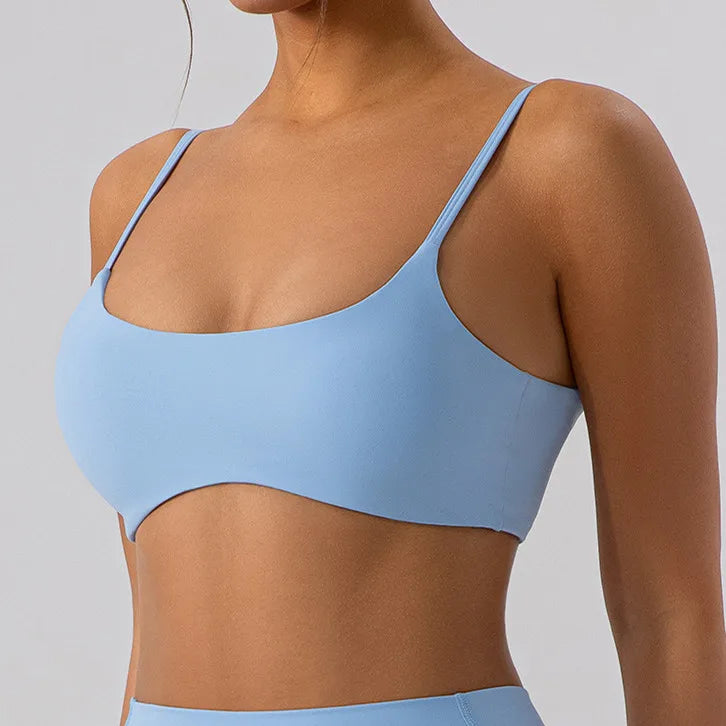 2PCS Women’s Yoga Set with Sport Bra and Mini Shorts - Ideal for Gym & Running